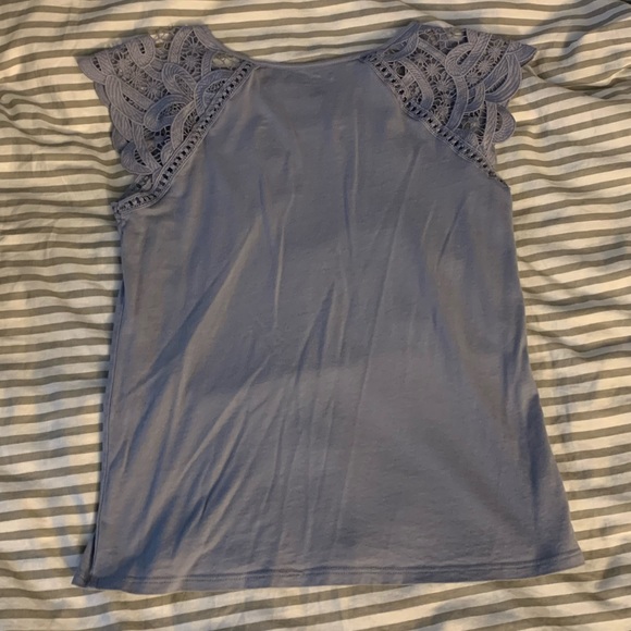 Loft Periwinkle Embroidered Tank - Picture 4 of 12